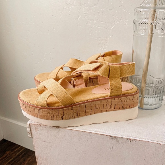 Sarah Platform Sandals Size 7.5 - Picture 4 of 4